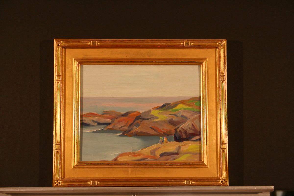 Elwyn George Gowen | Calm Green Cliffside Scene Maine