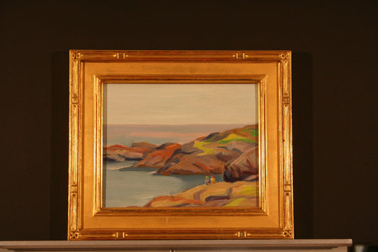 Elwyn George Gowen | Calm Green Cliffside Scene Maine