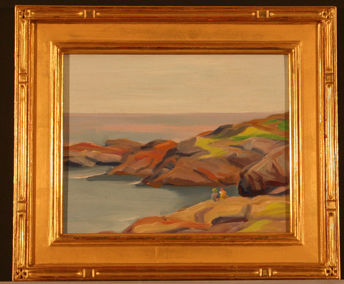 Elwyn George Gowen | Calm Green Cliffside Scene Maine