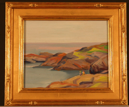 Elwyn George Gowen | Calm Green Cliffside Scene Maine