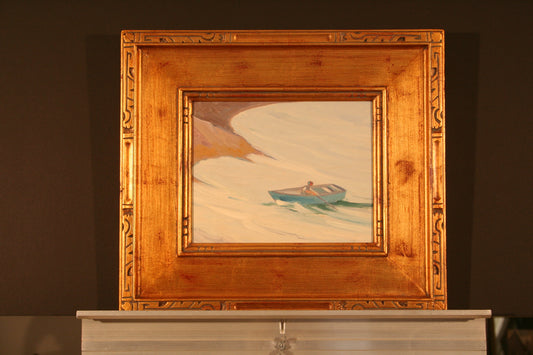 Elwyn George Gowen | Boy in Boat Maine