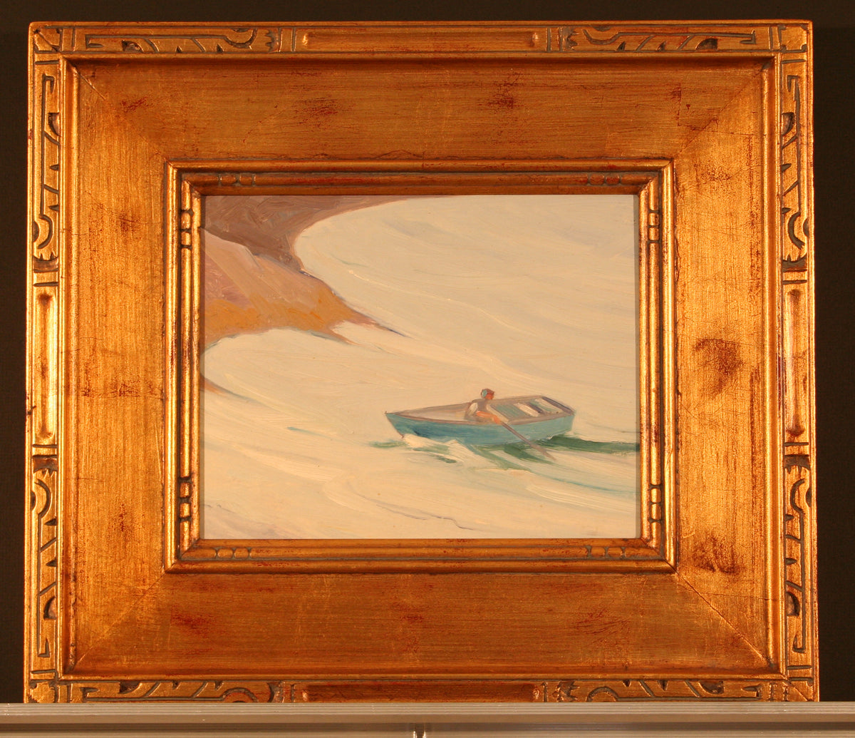Elwyn George Gowen | Boy in Boat Maine