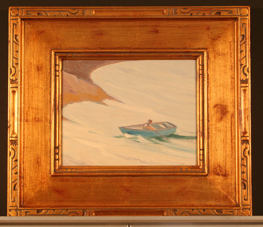 Elwyn George Gowen | Boy in Boat Maine