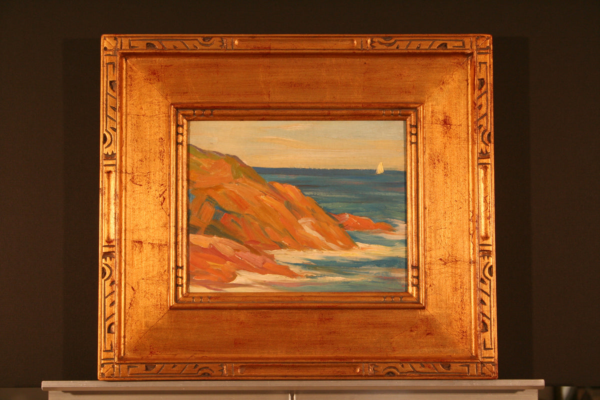 Elwyn George Gowen | Cliffside Coastal Scene Maine