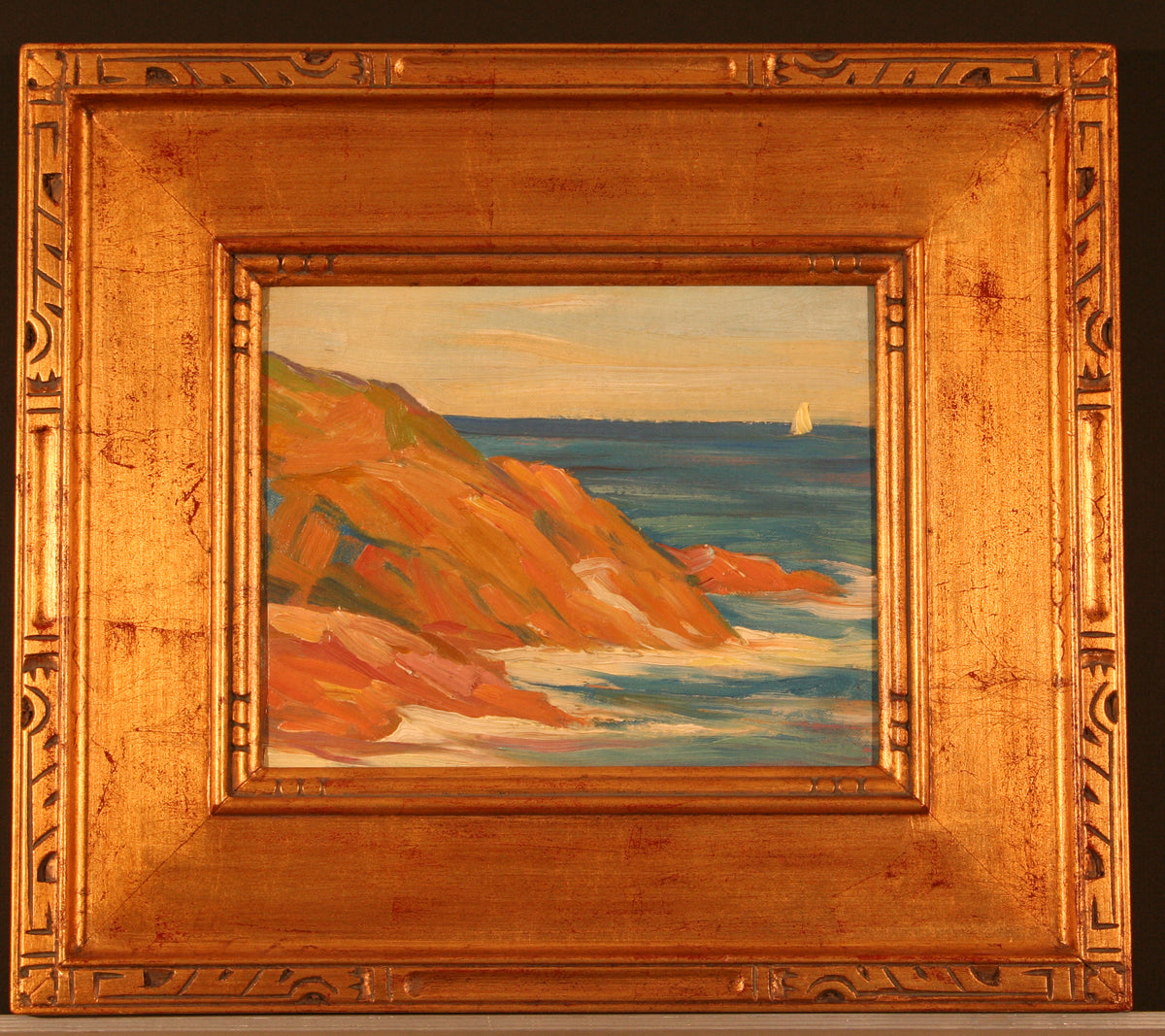 Elwyn George Gowen | Cliffside Coastal Scene Maine